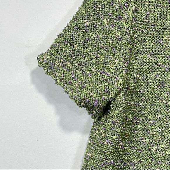 Crazy Horse Collection Green Knitted  Top - Picture 5 of 14